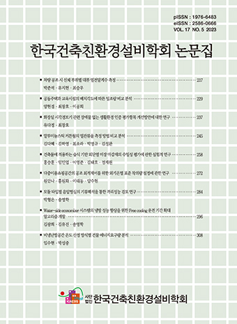 Journal of Korean Institute of Architectural Sustainable Environment and Building Systems